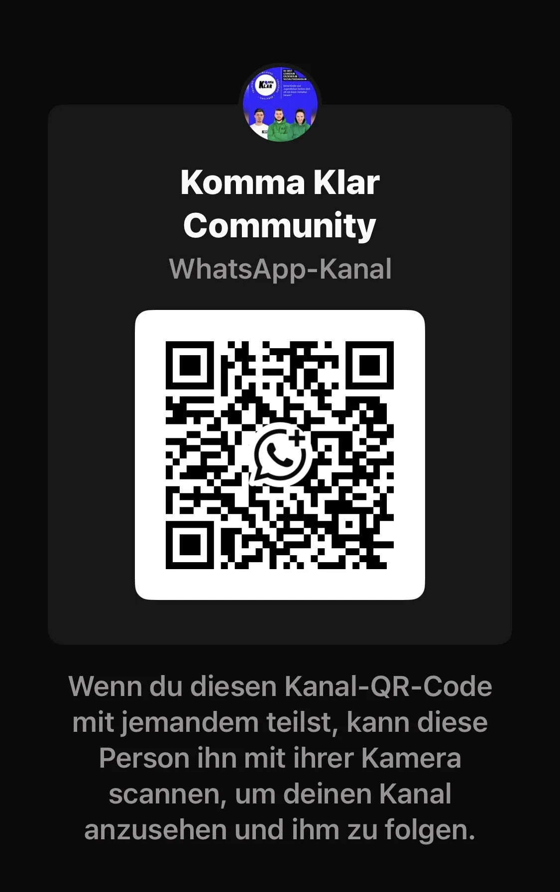 WhatsApp Community QR Code